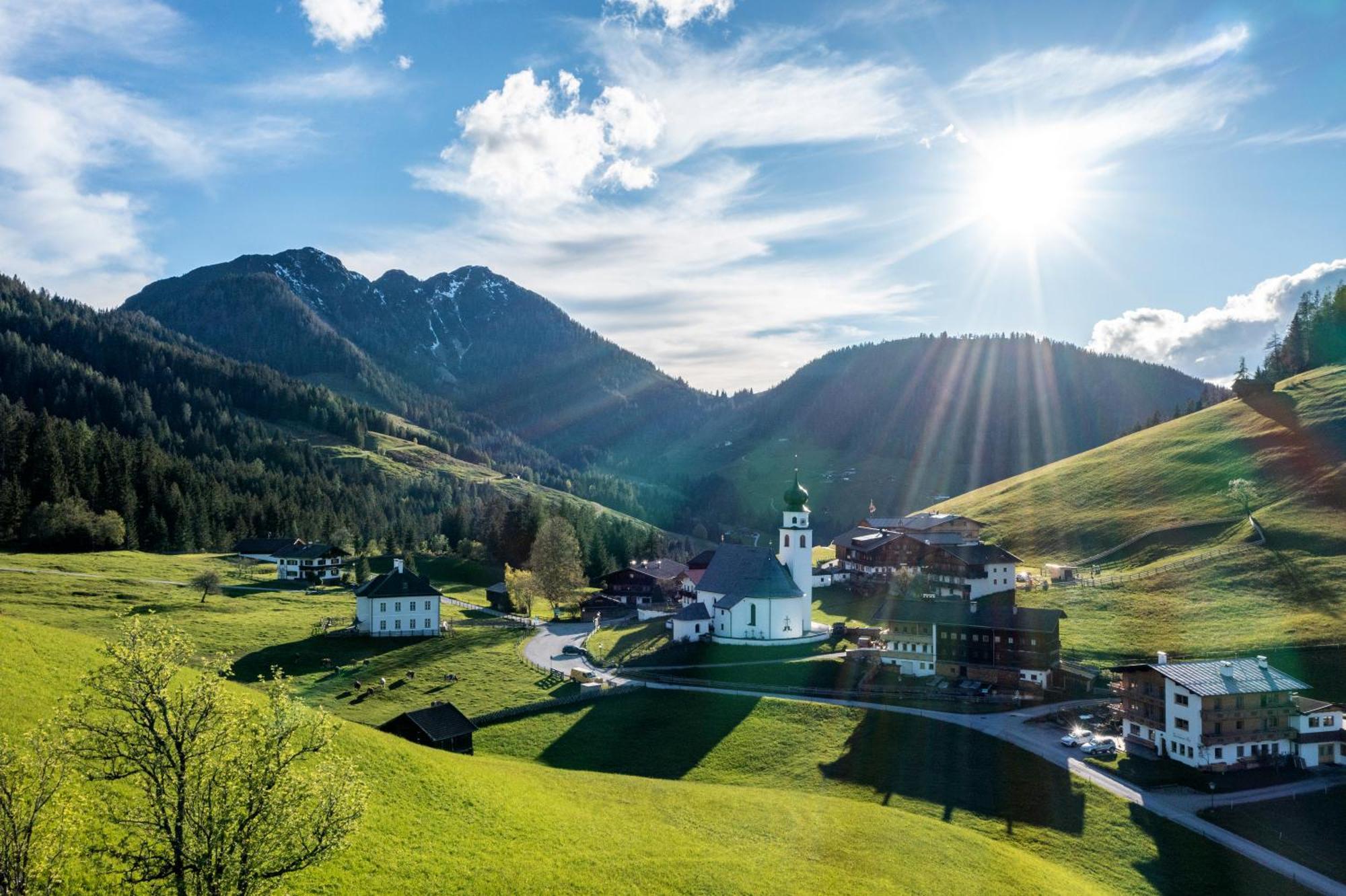 Sonnenappartements Madlstatthof Wildschoenau Buitenkant foto